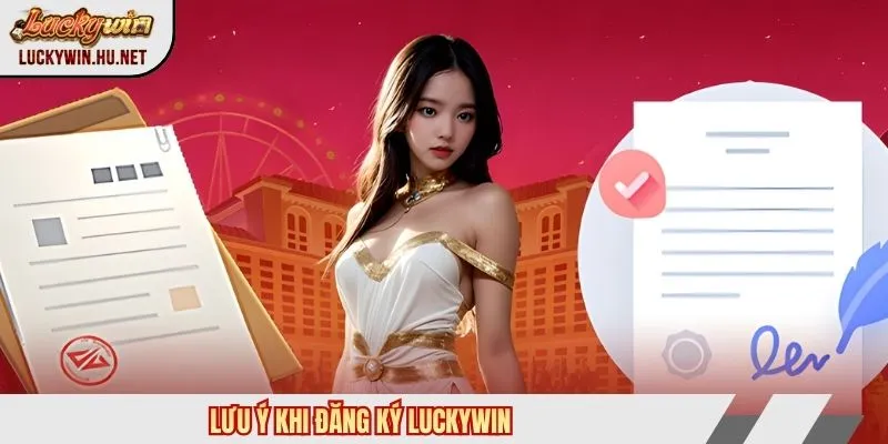Lưu ý khi đăng ký Luckywin